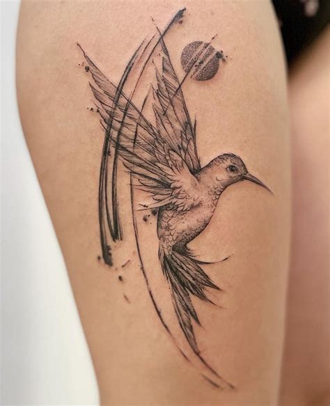 meaning of hummingbird tattoo|realistic hummingbird tattoos for women.